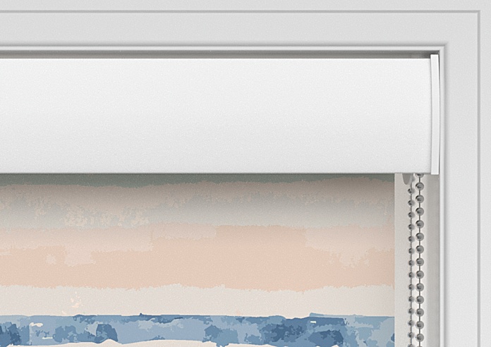 Whitstable Stripe (Blackout), Coastal Wash - Motorised Roller Blind - Image 8